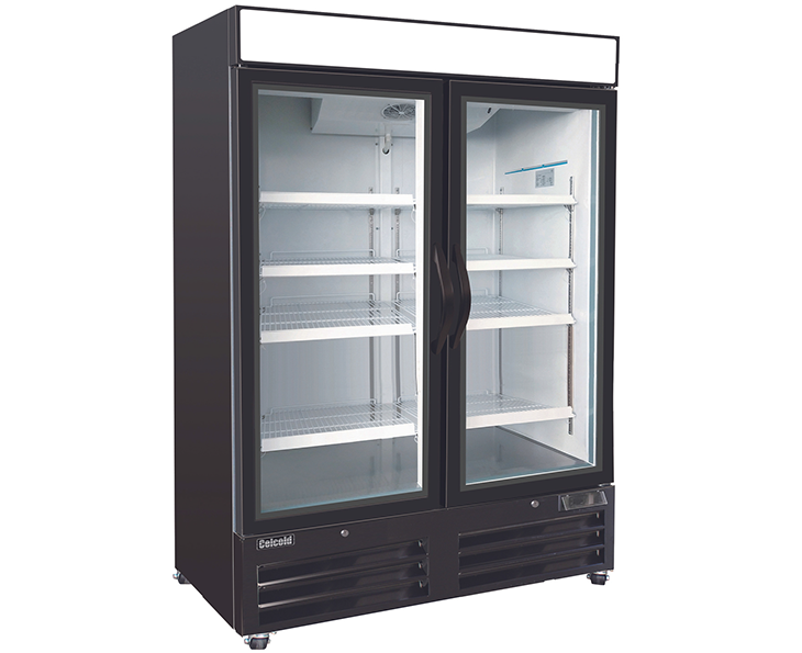 Celcold-CF48GDM-Glass Door Reach-In Freezer